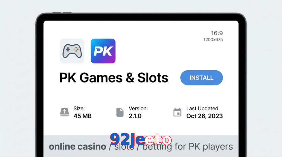 Game list for 92Jeeto gameapk section